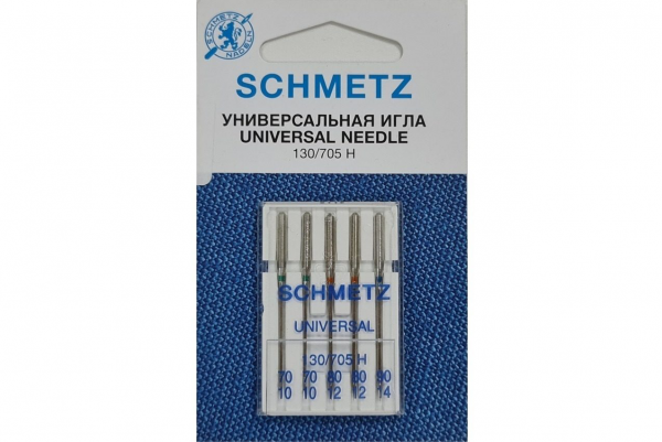 Иглы Schmetz универсальные (70x2, 80x2, 90x1), 5 шт в Дубовке